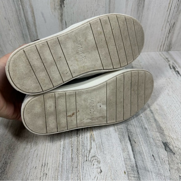 Vince Gray Suede and Wool Slip-On Sneakers  #700 - Picture 7 of 12